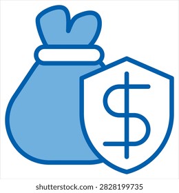 Saving Single Icon Blue White