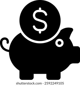 Saving Vector Design for Financial Planning. Personal finance icon, money management illustration, budget growth concept