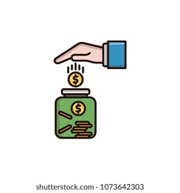 Download Money Jar Icons Free Vector Download Png Svg Gif