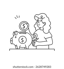 Saving vector outline illustrations. EPS 10 file