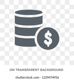 Savings account icon. Trendy flat vector Savings account icon on transparent background from business   collection. 