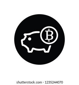 Savings bitcoin icon
