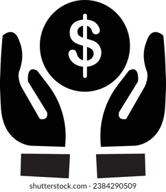 Sparen Sie Dollar-Symbol EPS-Vektorgrafik