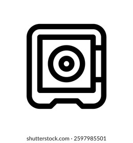 Savings. Editable stroke vector icon.