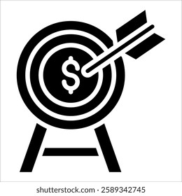 Savings Goals Icon Element For Design
