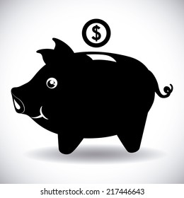 savings graphic design ,vector illustration