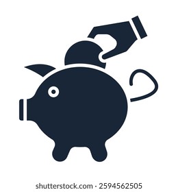 savings icon collection .design style with background