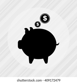 savings icon design 