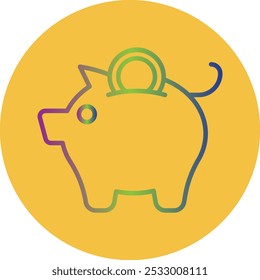 Savings icon design for personal commercial use