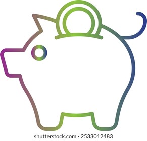 Diseño de icono de ahorro para el Uso comercial personal