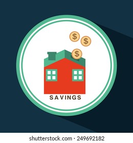 savings  icon design, vector illustration eps10 graphic