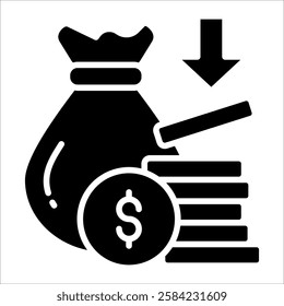 Savings Icon Element For Design