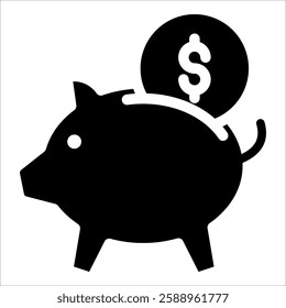 Savings Icon Element For Design