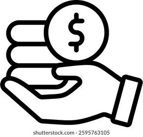 Savings Icon Element For Design