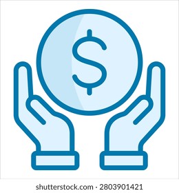 Savings Icon Element For Design