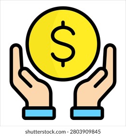 Savings Icon Element For Design