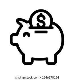 savings icon or logo isolated sign symbol vector illustration - high quality black style vector icons
