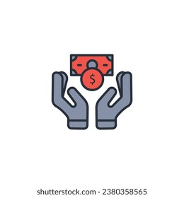 icono de ahorro. vector.Curso editable.Signo de estilo lineal para uso de diseño web,logotipo.Ilustración de símbolo.