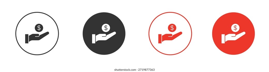 Icono de ahorro. diseño de Vector de Web
