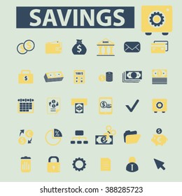 savings icons
