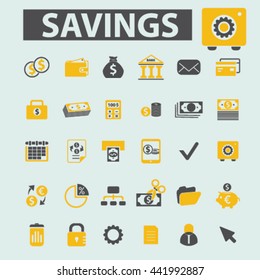 savings icons