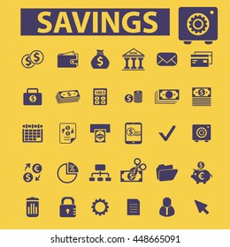 savings icons