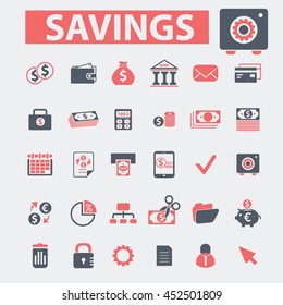savings icons