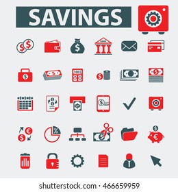 savings icons