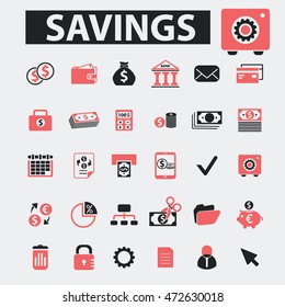 savings icons