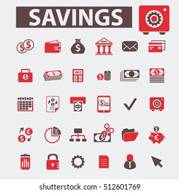 savings icons