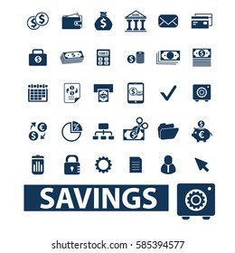 iconos de ahorro
