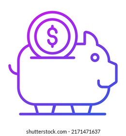 ahorro Diseño de conceptos modernos, ilustración vectorial