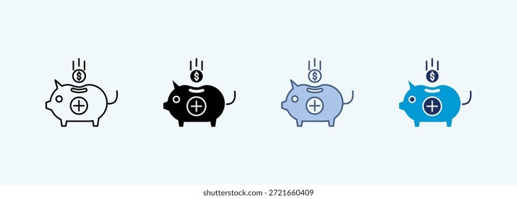 colección de icono de varios estilos