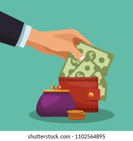 Savings in purse