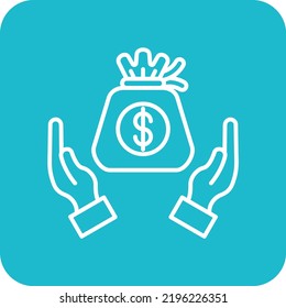 Savings vector icon. Can be used for printing, mobile and web applications.