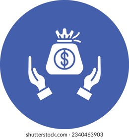 Icono de vector de ahorro. Se puede usar para imprimir, móviles y aplicaciones web.