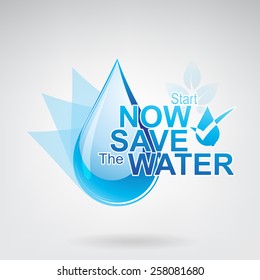 Savings The Water concept