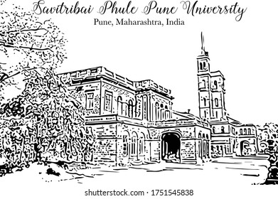 Savitribai Phule Pune University, Main Building At Pune