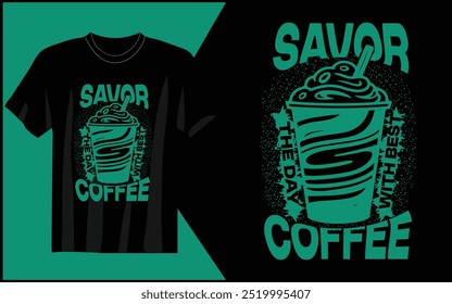 Saborea el día con el diseño de la camiseta Dest Coffee