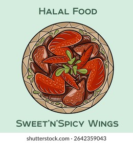 Saboreie nossas asas doces e picantes, misturando perfeitamente calor com doçura. Halal certificado, garantindo qualidade e adesão a padrões alimentares