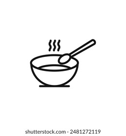 Savory Soup Icon for Culinary Apps and Recipe Collections