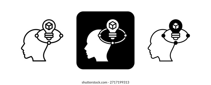 Savvy Solid color and black line drawing vector illustration set