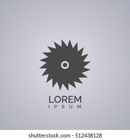 saw blade icon. icon design