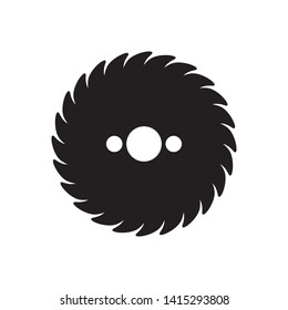 saw blade icon logo vector design template