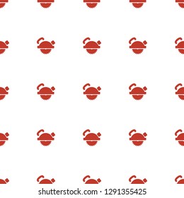 saw blade icon pattern seamless white background. Editable filled saw blade icon. saw blade icon pattern for web and mobile.