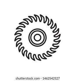 saw blade icon vector design template
