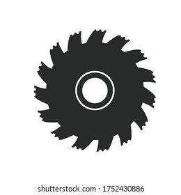 saw blade icon vector design illustration
