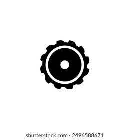Saw blade icon vector design trendy