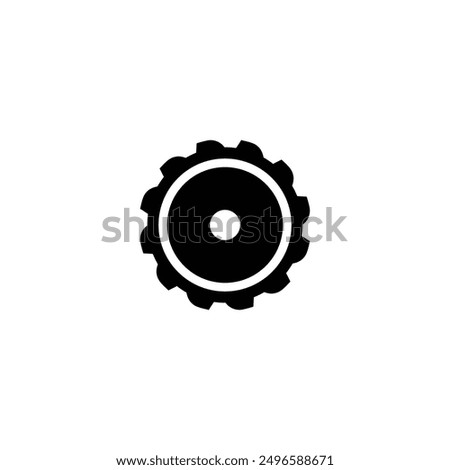 Saw blade icon vector design trendy