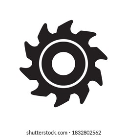 Ilustración de vectores de iconos de hoja en diseño plano a la moda